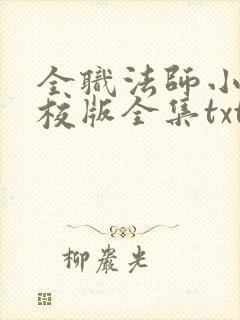 全职法师小说精校版全集txt