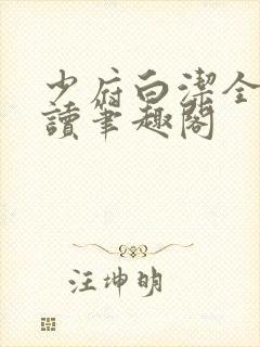 少府白洁全文阅读笔趣阁封面