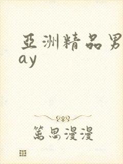 亚洲精品男同gay