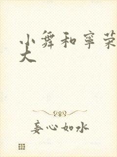 小舞和宁荣荣谁大封面