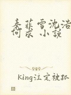 秦菲雪沈浩一生何求 小说