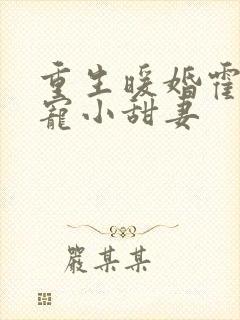 重生暖婚霍总狠宠小甜妻