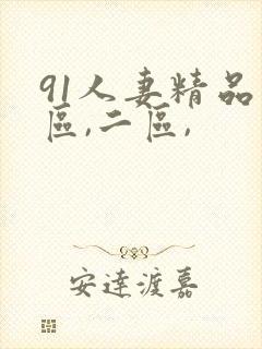 91人妻精品一区,二区,
