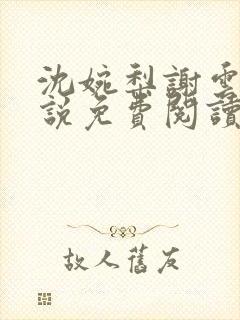 沈婉梨谢云迟小说免费阅读最新章节封面