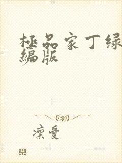 极品家丁绿帽改编版封面