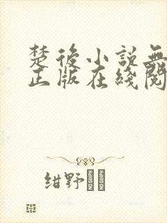 楚后小说无删减正版在线阅读