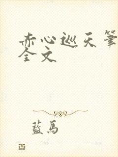 赤心巡天笔趣阁全文