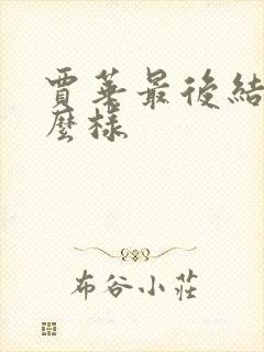 贾华最后结局怎么样