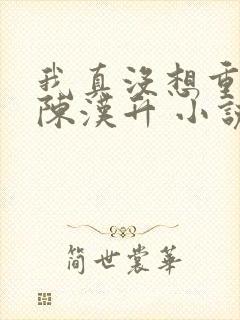 我真没想重生啊陈汉升 小说