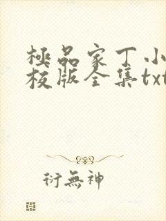 极品家丁小说精校版全集txt
