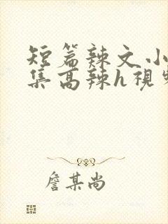 短篇辣文小说合集高辣h视频