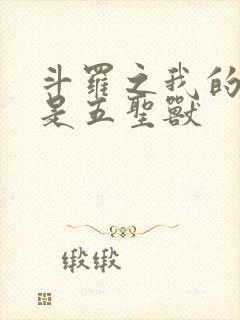 斗罗之我的武魂是五圣兽