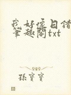 我好像日错人了笔趣阁txt