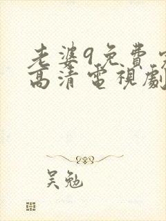老婆9免费完整高清电视剧看封面