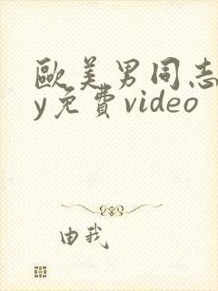 欧美男同志gay免费video封面