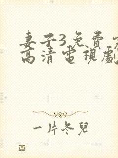 妻子3免费完整高清电视剧在线看