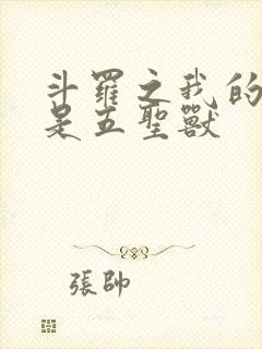 斗罗之我的武魂是五圣兽