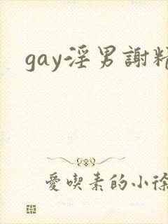 gay淫男谢精