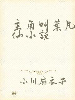 主角叫叶凡的修仙小说