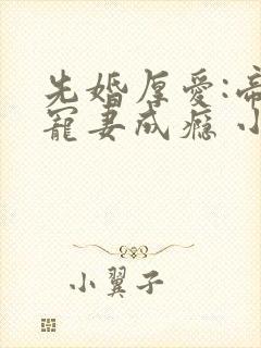 先婚厚爱:帝少宠妻成瘾 小说下载