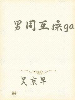 男同互操gay