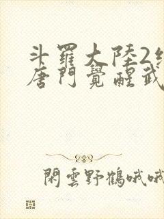 斗罗大陆2绝世唐门觉醒武魂