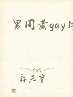 男同黄gay片