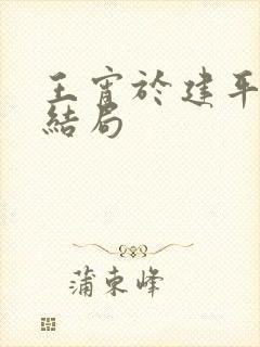 王宵于建平最后结局