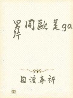 男同欧美gay片封面