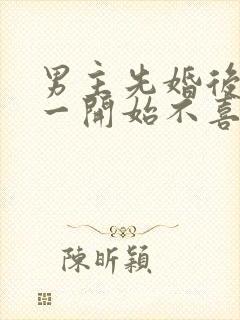 男主先婚后爱,一开始不喜欢女主角