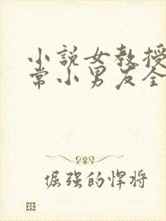 小说女教授的日常小男友全文阅读