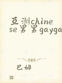 亚洲chinese男男gaygay