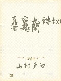 真灵九转txt笔趣阁