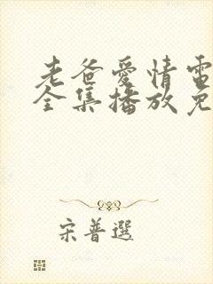老爸爱情电视剧全集播放免费观看