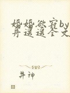 婚婚欲宠by小舟遥遥全文免费阅读