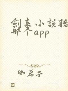 剑来小说听书用哪个app
