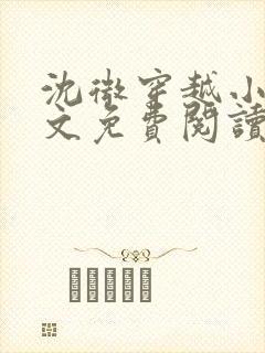 沈微穿越小说全文免费阅读