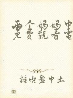 两个妈妈中文版免费观看电视剧全集