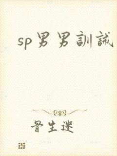 sp男男训诫文封面