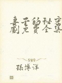 妻子的秘密电视剧免费全集
