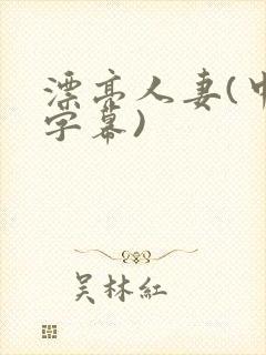 漂亮人妻(中文字幕)
