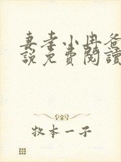 妻孝小冉爸爸小说免费阅读封面