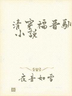 清穿福晋驯夫记 小说