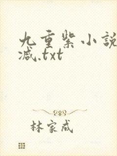 九重紫小说未删减.txt