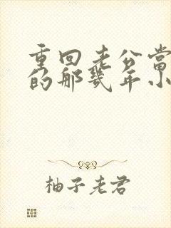 重回老公当校草的那几年小说
