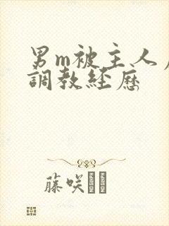 男m被主人虐玩调教经历封面