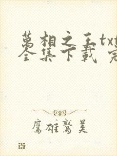 万相之王txt全集下载 完整版