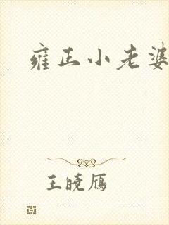 雍正小老婆封面