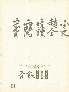 宋雨晴赵小刚免费阅读全文