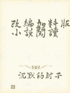 改编加料版同人小说阅读